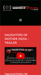 Mobile Screenshot of daughtersofmotherindia.com